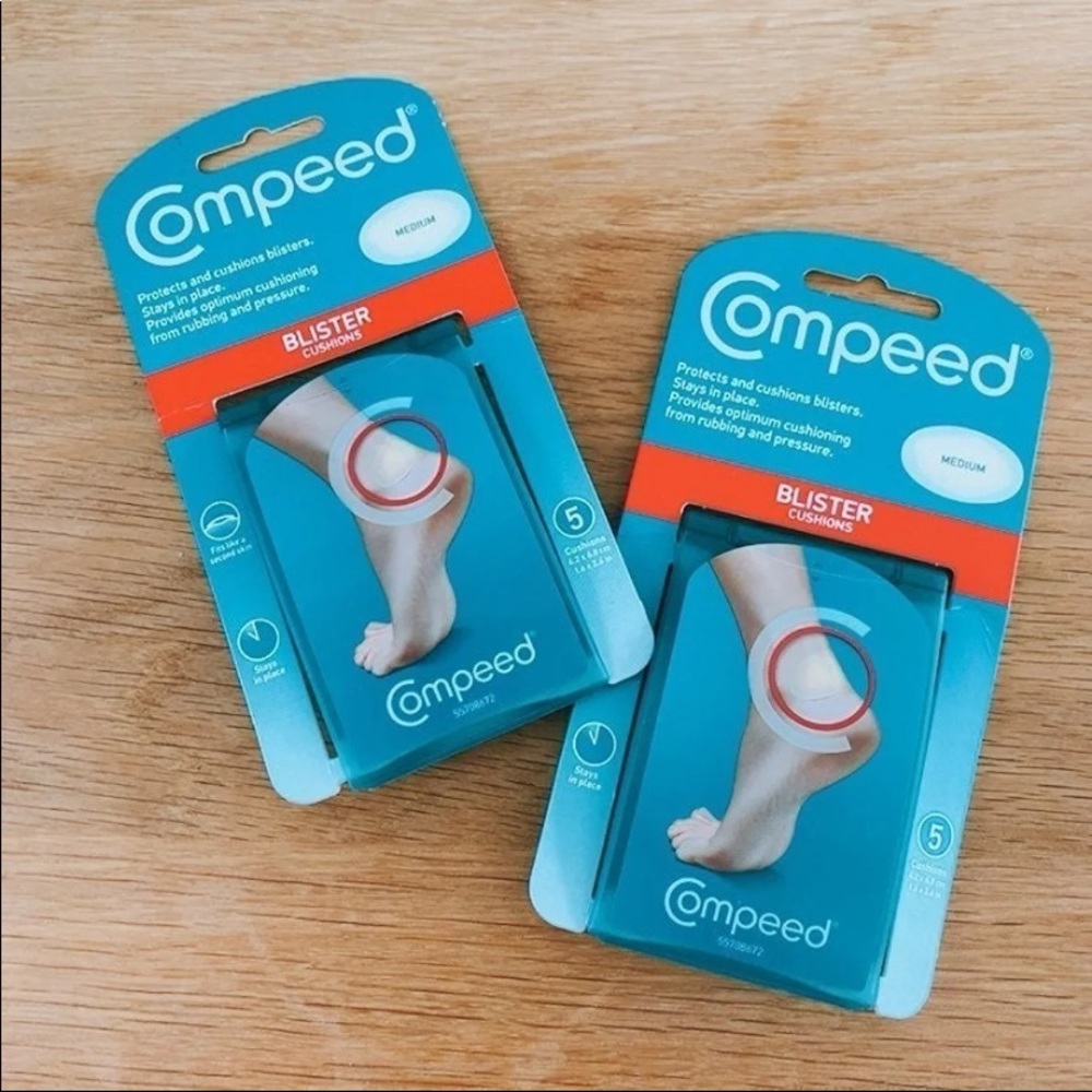compreed blister cushion shoes grips